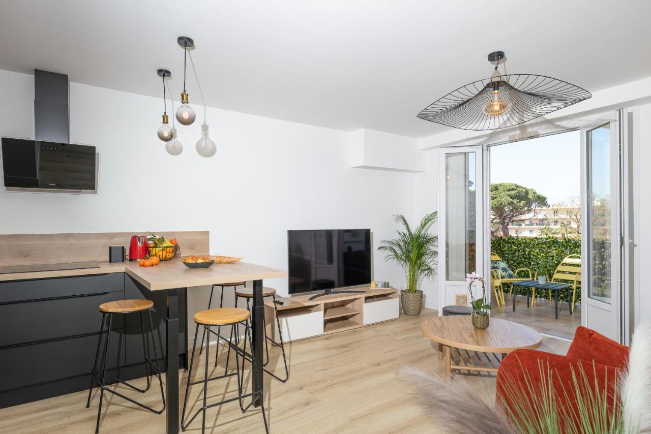 Superbe T2 Juan Les Pins 300M Des Plages 앙티브 외부 사진