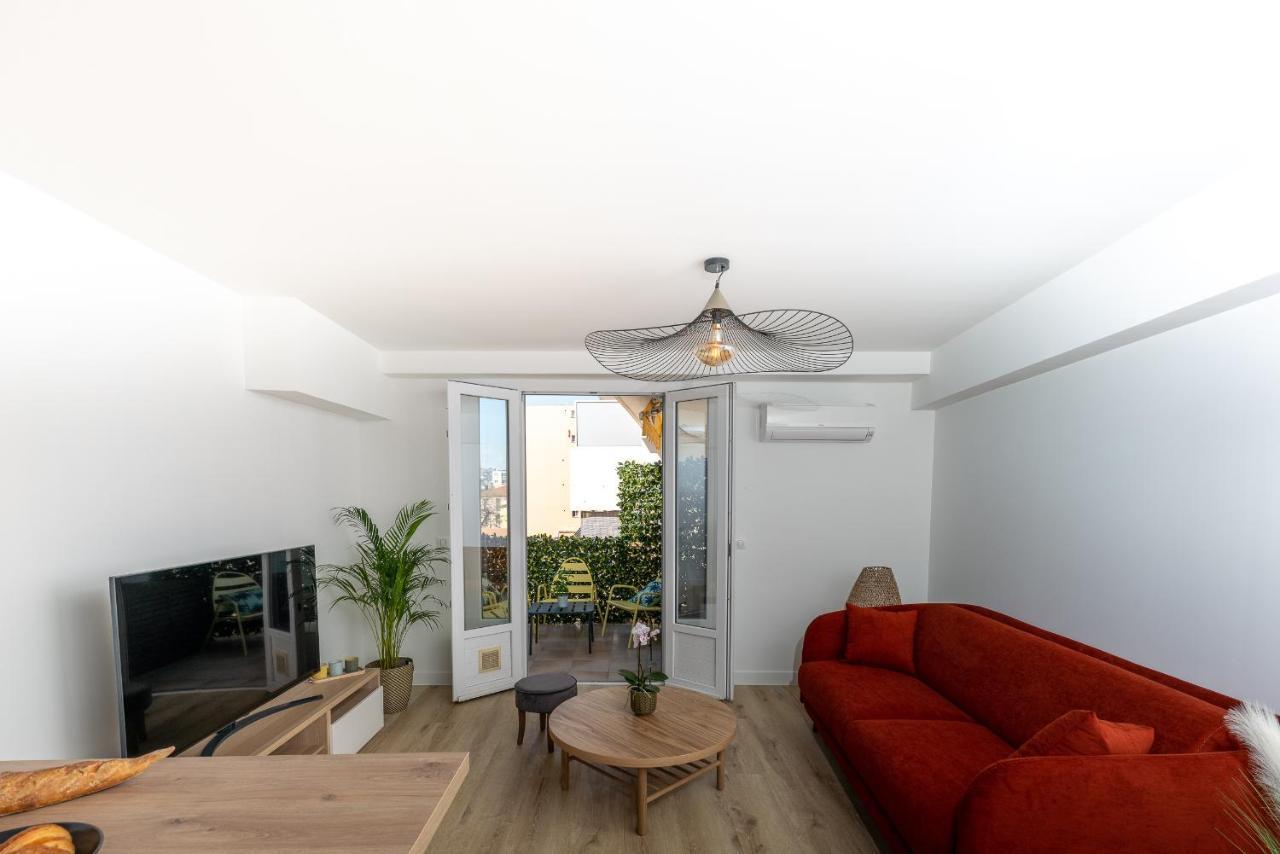 Superbe T2 Juan Les Pins 300M Des Plages 앙티브 외부 사진